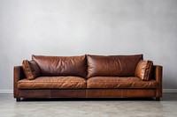 Sofa furniture leather cushion. AI generated Image by rawpixel.