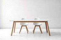 Dinning table architecture furniture chair. 