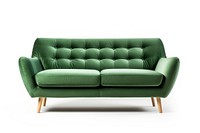 Green couch furniture cushion chair. 