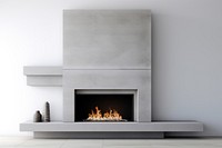 Modern fireplace hearth architecture comfortable. 