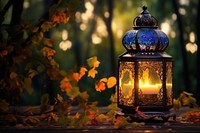 Glowing lantern illuminates celebration glowing autumn. AI generated Image by rawpixel.