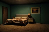 Retro room furniture bedroom. AI generated Image by rawpixel.