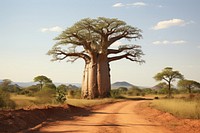 Baobab Tree tree landscape outdoors. 