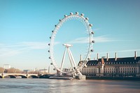 London eye architecture cityscape building. 