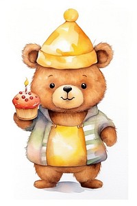 Cute bear toy representation celebration. AI generated Image by rawpixel.