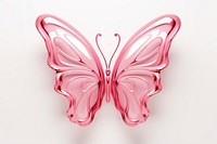 BUTTERFLY DOODLE SHAPE butterfly petal pink. AI generated Image by rawpixel.