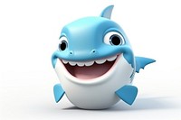 Chubby baby shark animal toy representation. AI generated Image by rawpixel.