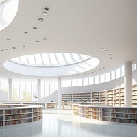 Library architecture publication building. AI generated Image by rawpixel.