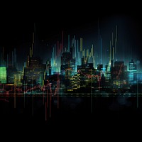 Architecture technology metropolis cityscape. AI generated Image by rawpixel.