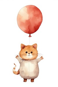 Success animal balloon cartoon. AI generated Image by rawpixel.