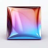 Gradient holographic shape white background simplicity. AI generated Image by rawpixel.