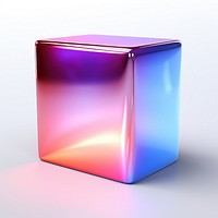 Gradient holographic purple shape white background. AI generated Image by rawpixel.