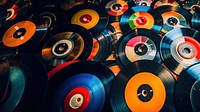 Record vinyl record arrangement backgrounds. 