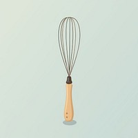 Whisk wood appliance device. AI generated Image by rawpixel.