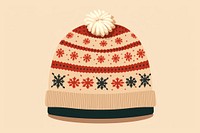 Christmas Sweater Hat christmas sweater beanie. AI generated Image by rawpixel.
