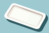 White tray electronics rectangle porcelain. AI generated Image by rawpixel.