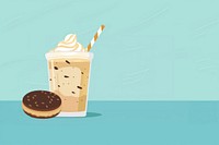 Dessert coffee drink food. AI generated Image by rawpixel.