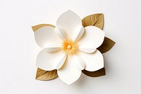 One flower paper origami plant. 