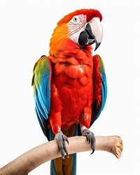 Macaw parrot animal nature. AI generated Image by rawpixel.