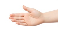 Finger hand baby white background. AI generated Image by rawpixel.