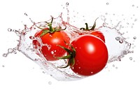 Tomato Splash tomato vegetable plant. AI generated Image by rawpixel.