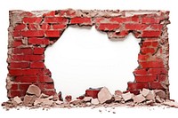 Concrete brick wall architecture backgrounds hole. AI generated Image by rawpixel.