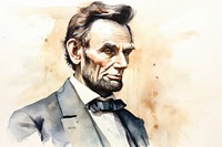 Lincoln painting portrait drawing. 