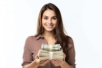 Young Women money portrait female. AI generated Image by rawpixel.