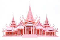 Thai temple architecture building spirituality. AI generated Image by rawpixel.