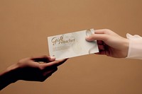 Gift voucher  card design resource