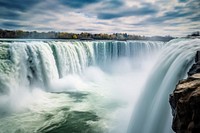 Niagara Falls waterfall landscape outdoors. 