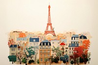 France architecture building painting. AI generated Image by rawpixel.