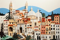 Italy painting architecture building. .