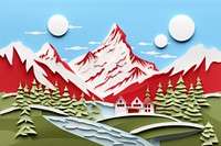 Switzerland mountain outdoors nature. AI generated Image by rawpixel.