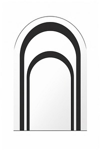 Arch shape template arch architecture white. AI generated Image by rawpixel.