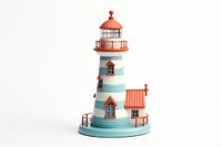 Old lighthouse toy architecture building outdoors. AI generated Image by rawpixel.