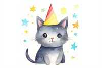 Cat mammal animal party. AI generated Image by rawpixel.