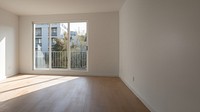 photo of apartment with empty space.  