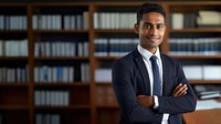 photo of Sri Lanka business man crossed arms smiling.  