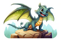 Dragon cartoon animal representation. AI generated Image by rawpixel.