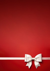 close up photo of a big white bow on gift box. AI generated Image by rawpixel.