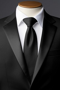 Men's suit and tie mockup, apparel psd