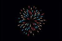 Firework fireworks night black background. AI generated Image by rawpixel.