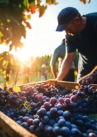 Harvesting Grapes with Italian Farmers. 