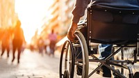 Wheelchair person adult day. AI generated Image by rawpixel.