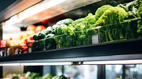 Photo of supermarket natural light.  