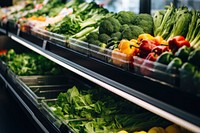 Photo of supermarket natural light.  