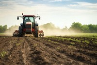 Tractor field farm agriculture.