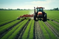 Tractor farm outdoors vehicle.