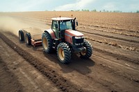 Tractor field farm agriculture.